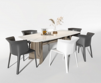 Modern Dining Table And Chairs-ID:476930155