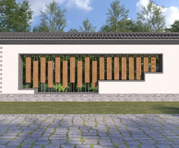 Chinese Style Landscape Wall-ID:671670919