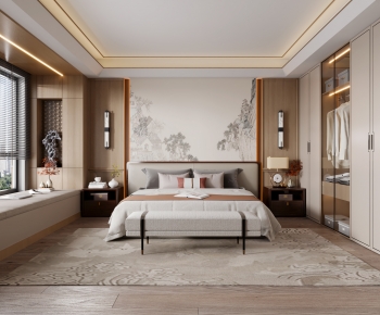 New Chinese Style Bedroom-ID:147097114