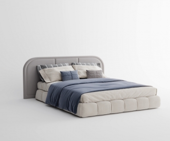 Modern Double Bed-ID:633558031