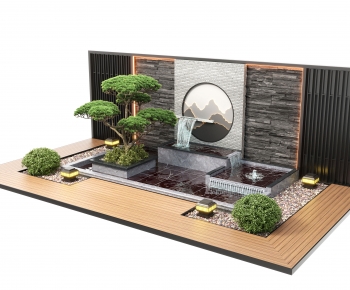 New Chinese Style Landscape Wall-ID:814198024