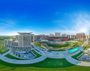 白天城市生态绿化全景HDR-ID:927078011