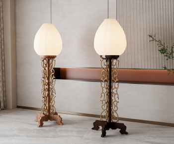New Chinese Style Floor Lamp-ID:496479996