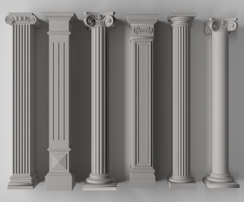 Simple European Style Roman Pillar-ID:748486045