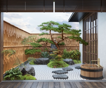 New Chinese Style Courtyard/landscape-ID:732998879