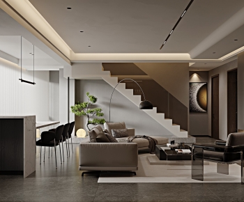 Modern A Living Room-ID:381688128