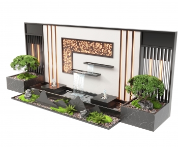 New Chinese Style Landscape Wall-ID:985399963