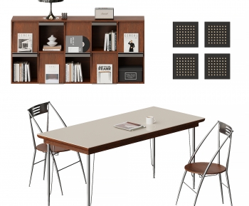 Modern Computer Desk And Chair-ID:446300566