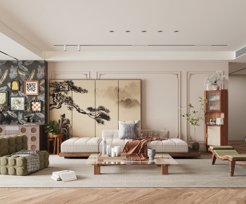 Modern A Living Room-ID:727360278
