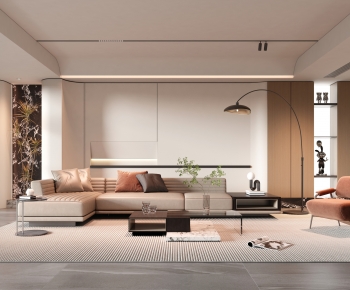Modern A Living Room-ID:387707951