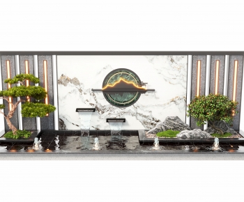 New Chinese Style Landscape Wall-ID:960633998