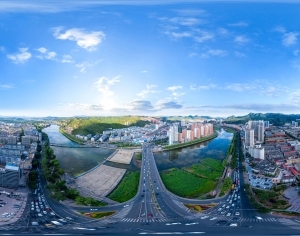 白天城市生态绿化全景HDR-ID:5934102