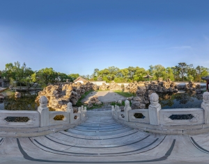 别墅户外庭院花园风景HDR-ID:374150045