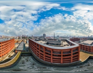 城市室外楼顶天台全景HDR-ID:5934121