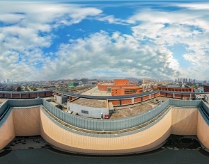 城市室外楼顶天台全景HDR-ID:5934123