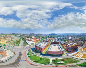 白天城市生态绿化全景HDR-ID:961940337