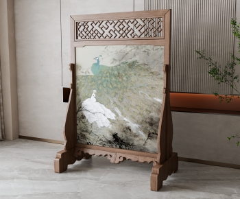 New Chinese Style Wooden Screen Partition-ID:202944997