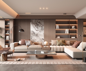Modern A Living Room-ID:504925011
