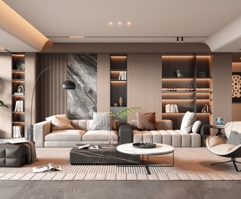 Modern A Living Room-ID:727106095