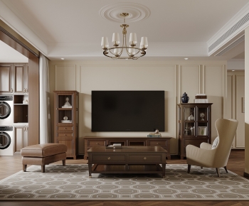 American Style A Living Room-ID:599888095