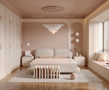 French Style Girl's Room Daughter's Room-ID:674266101