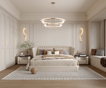 Simple European Style Bedroom-ID:246803053