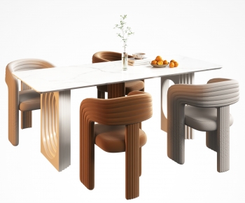 Modern Dining Table And Chairs-ID:870111067