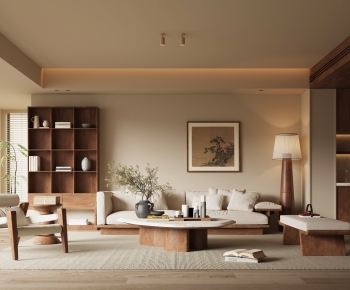 New Chinese Style A Living Room-ID:314116002