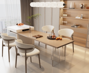 Modern Dining Table And Chairs-ID:651752005