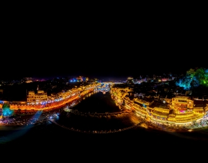 城市夜景HDR-ID:384083037