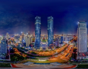 城市夜景HDR-ID:632040542