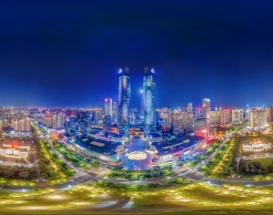 城市夜景HDR-ID:702666048