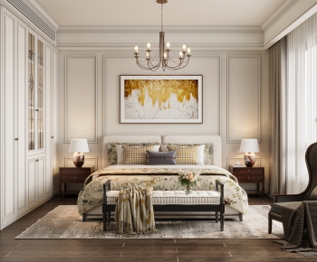 French Style Bedroom-ID:879684931