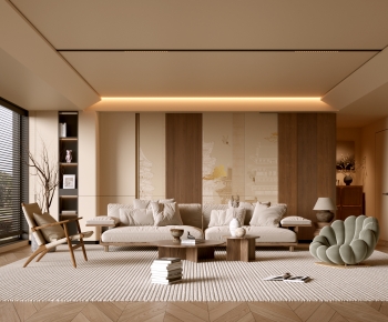 Modern A Living Room-ID:940509088