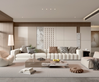 Modern A Living Room-ID:390501094