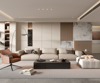 Modern A Living Room-ID:971250067