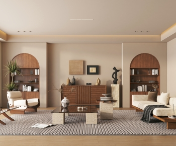 Wabi-sabi Style A Living Room-ID:281163934