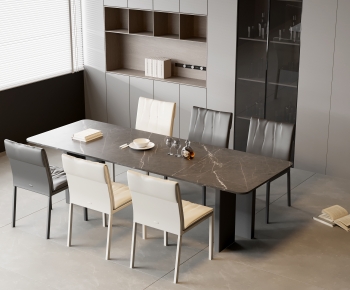 Modern Dining Table And Chairs-ID:728200917
