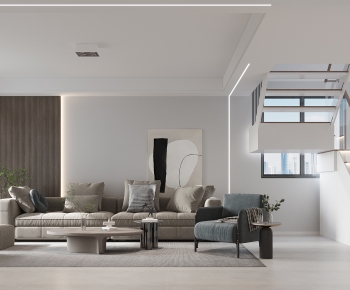 Modern A Living Room-ID:205625066