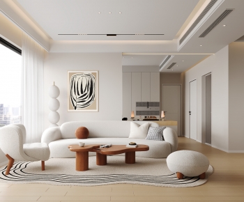 Modern A Living Room-ID:787312982