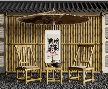 New Chinese Style Outdoor Tables And Chairs-ID:984874016