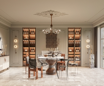 French Style Dining Room-ID:890552043