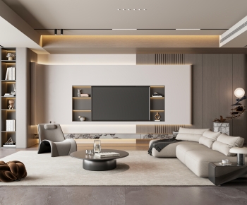Modern A Living Room-ID:660531042