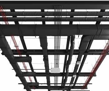 Industrial Style Suspended Ceiling-ID:793776047