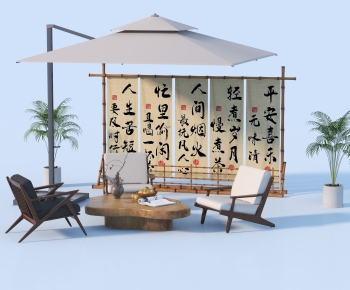 New Chinese Style Outdoor Tables And Chairs-ID:557041298
