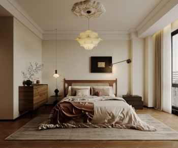 Wabi-sabi Style Bedroom-ID:515114074