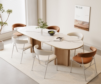 Modern Dining Table And Chairs-ID:573616034