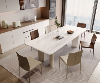Modern Dining Table And Chairs-ID:610690141