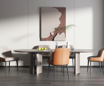 Modern Dining Table And Chairs-ID:711704979