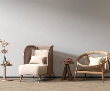 Wabi-sabi Style Lounge Chair-ID:190684086
